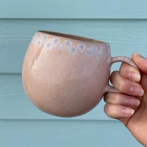 anthropologie ceramic mug